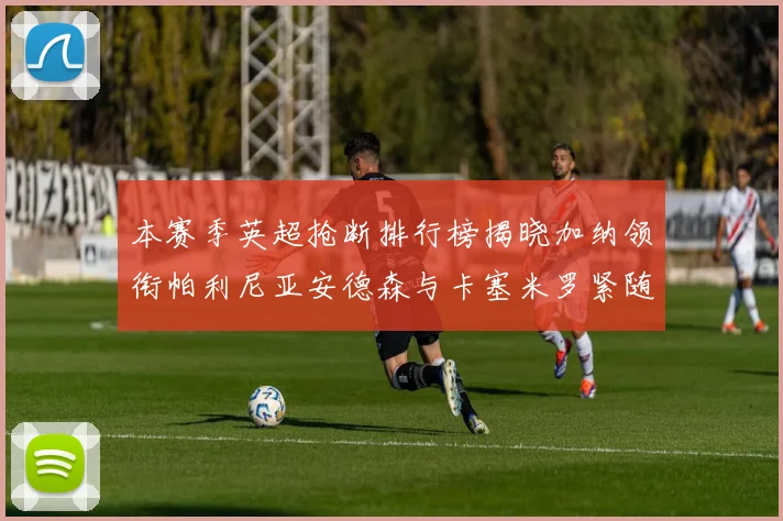 本赛季英超抢断排行榜揭晓加纳领衔帕利尼亚安德森与卡塞米罗紧随其后